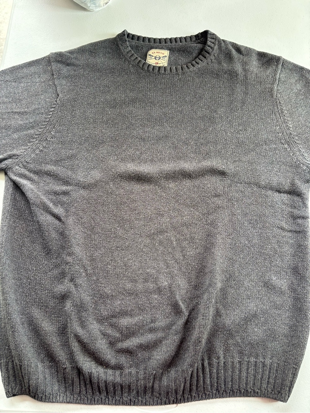 G.H. Bass & Co. Gray Crewneck Sweater